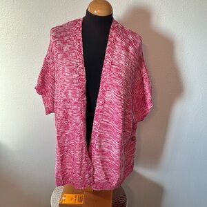 Lane Bryant Pink Knit Cardigan
